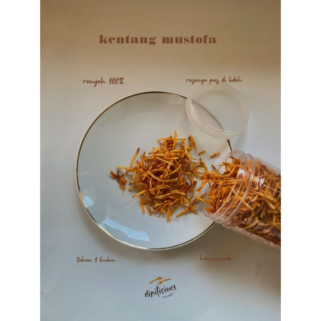 

kentang mustofa dinilicious/pelengkap nasi/kentang/kerupuk/makanan/temen nasi/cemilan/makanan viral/mustofa/sambal