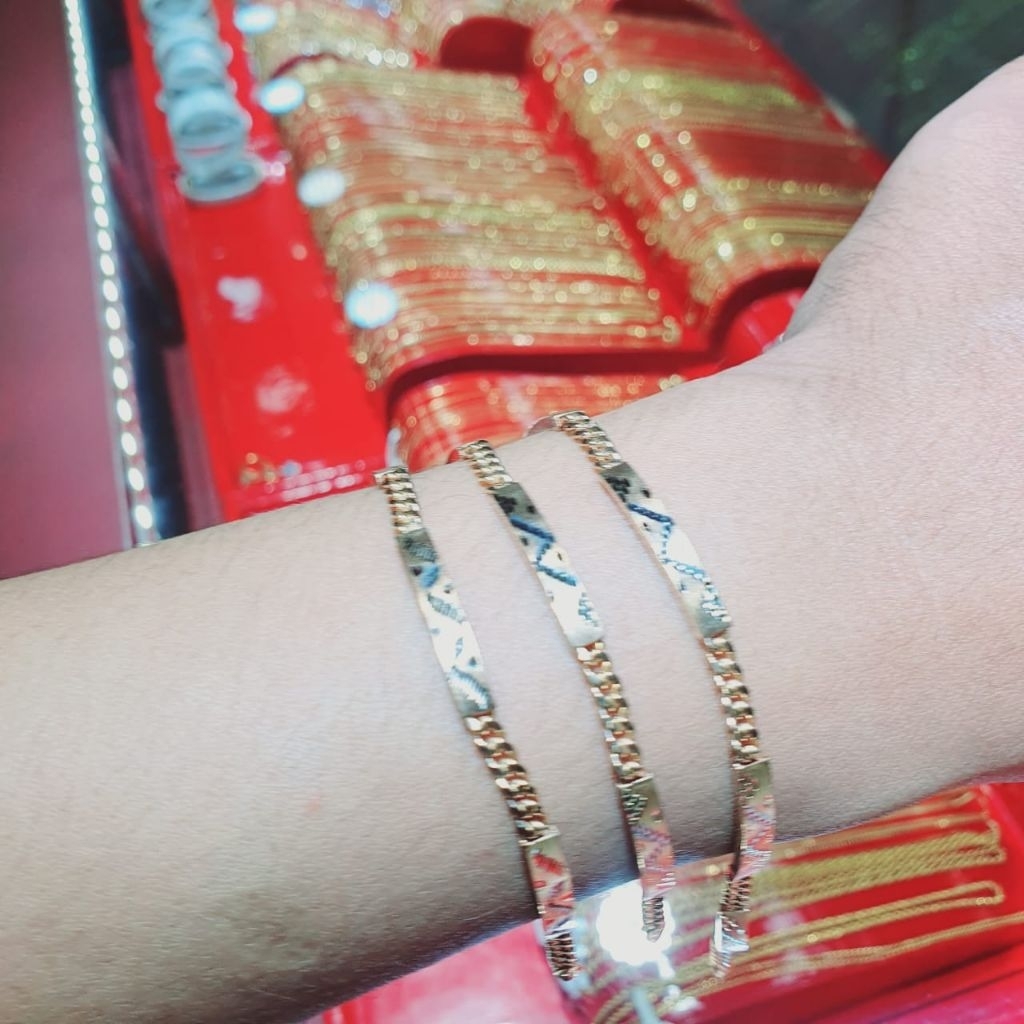 Gelang Plat Model Terbaru Kadar 375