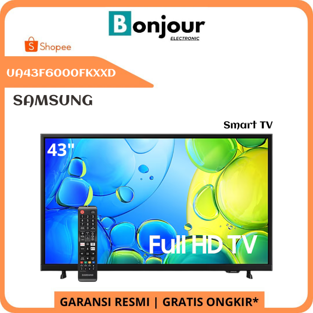 Smart TV Samsung UA43F6000FKXXD Full HD 43 Inch Samsung 43F6000F - 2025