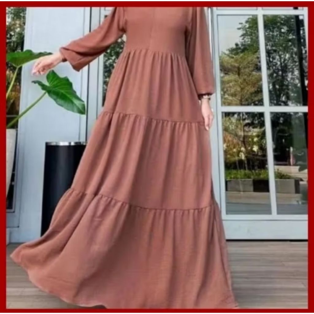 Gamis Crinkle LD 130 LD 140 LD 150