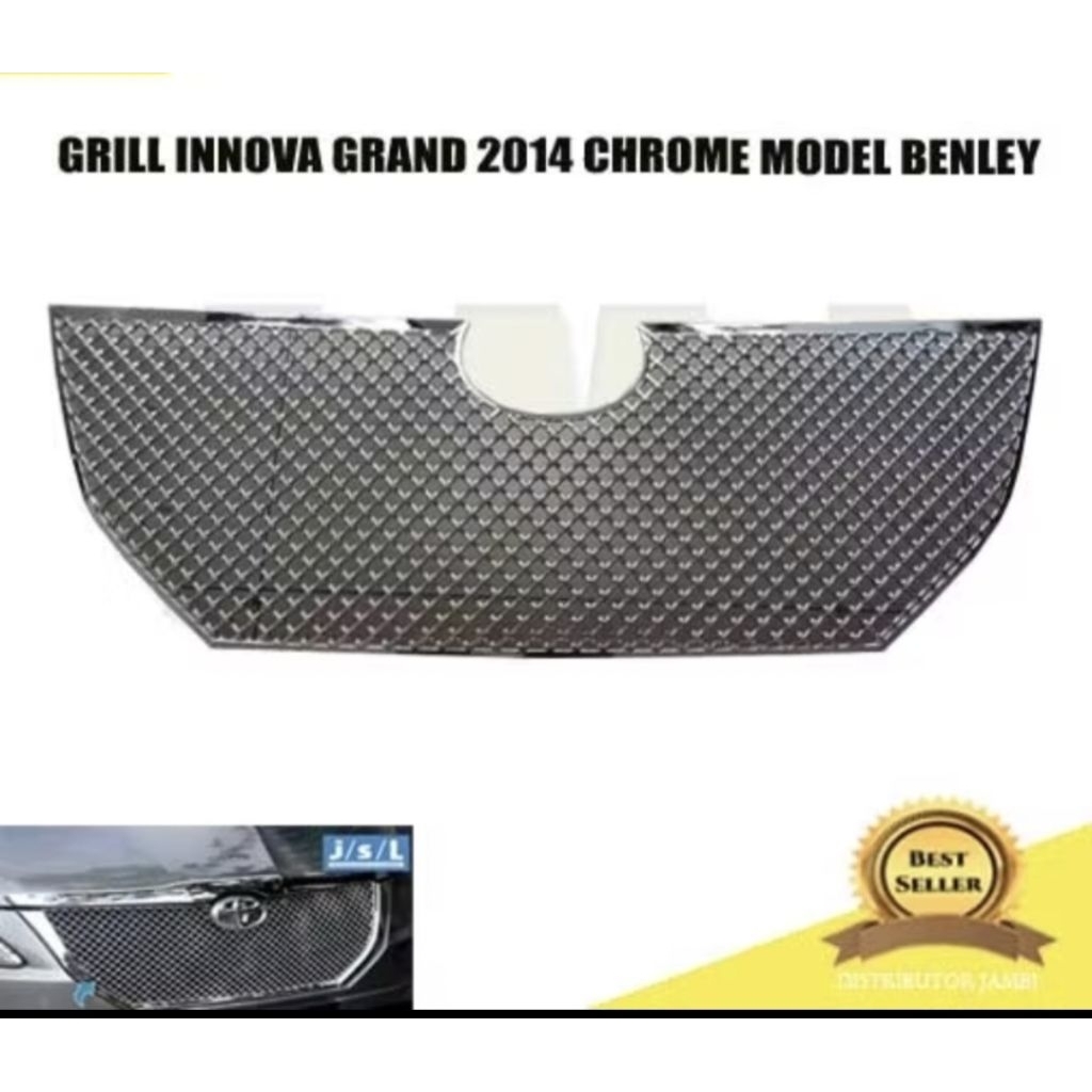 Grill Depan Innova 2012-2015 Grill Bentley Chrome Grand New INNOVA 2014-2015