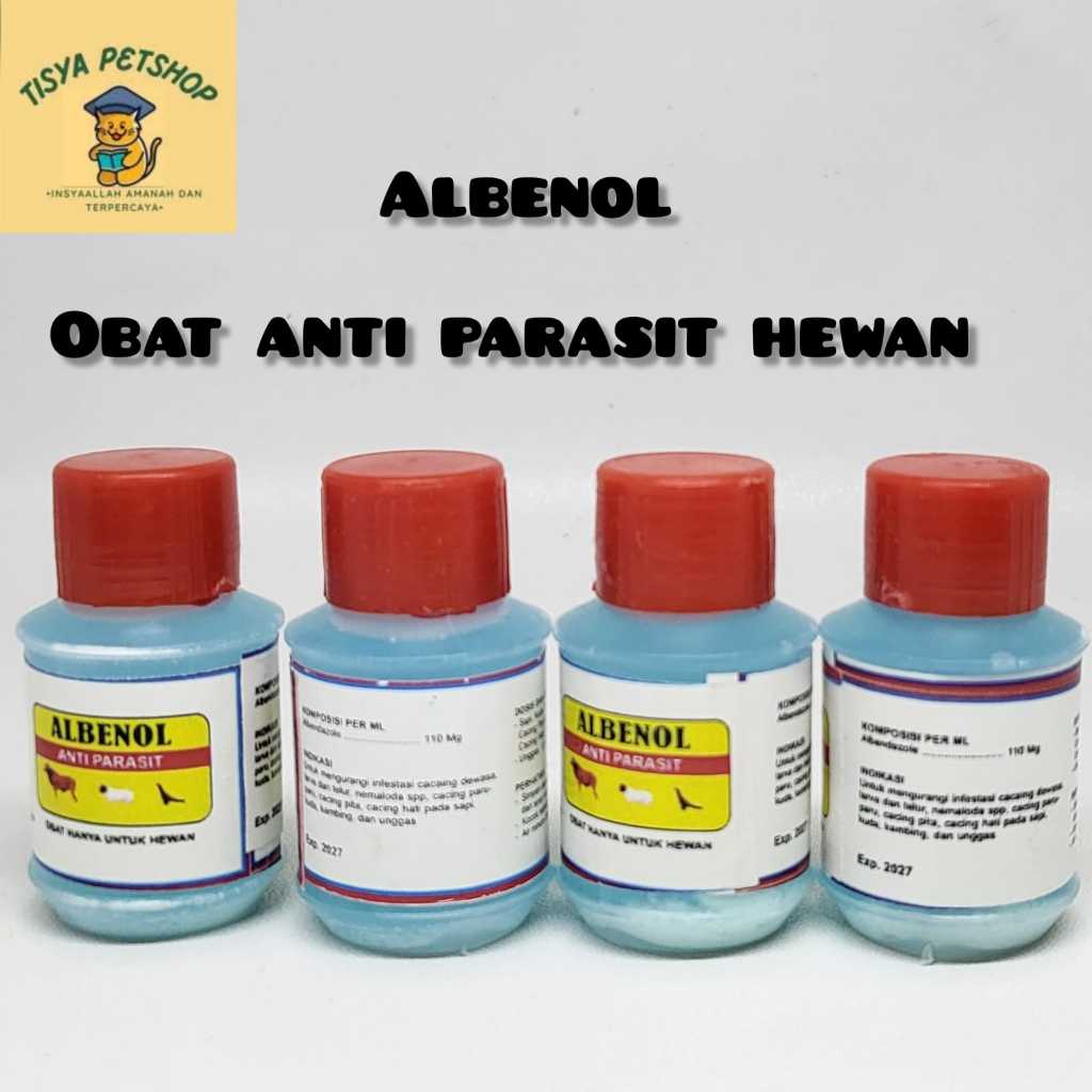 Albenol Obat Cacing Hewan - Obat Anti Parasit Hewan