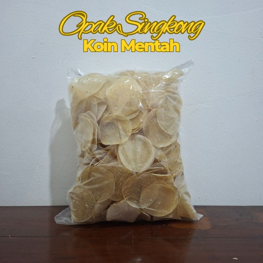 

OPAK SINGKONG KOIN MENTAH KHAS RANDU 500 GR
