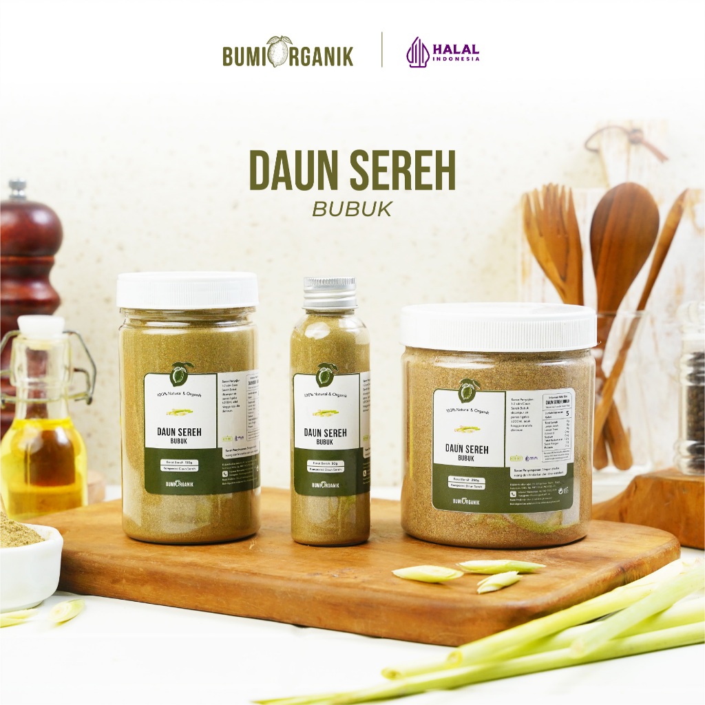 

DAUN SEREH BUBUK TANPA CAMPURAN ASLI 100% ORIGINAL 50G 150G 250G GROUND LEMONGRASS POWDER DAUN SERAI BUBUK BAHAN POKOK POWDER BUMBU REMPAH ORGANIK KUALITAS PREMIUM BUMBU DAPUR BUBUK LENGKAP NUTRIFARM BRAGG DARI BUMI GEMELI LEMOVITA OFFICIAL BEORGANIK