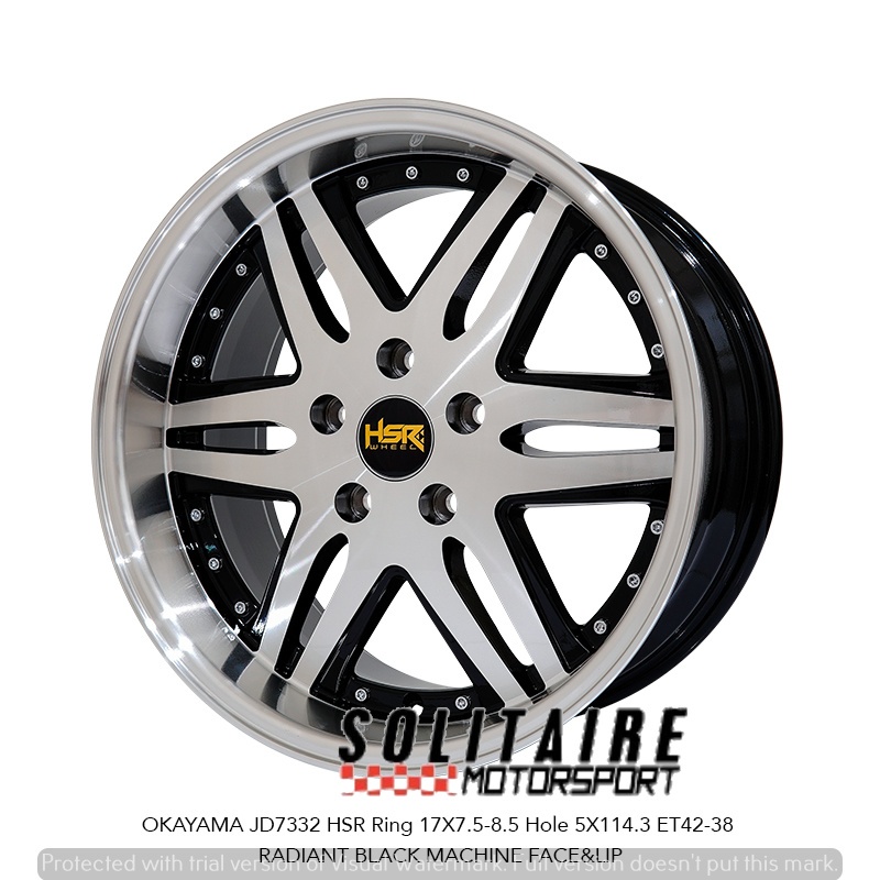 VELG MOBIL RUSH ERTIGA TERIOS JUKE INNOVA CAMRY HSR OKAYAMA R17 FREE ONGKIR
