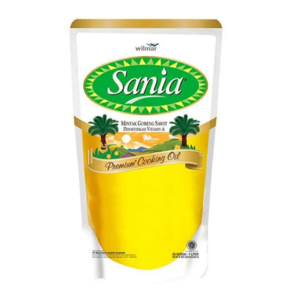 

Sania Minyak Goreng Pouch 1 L
