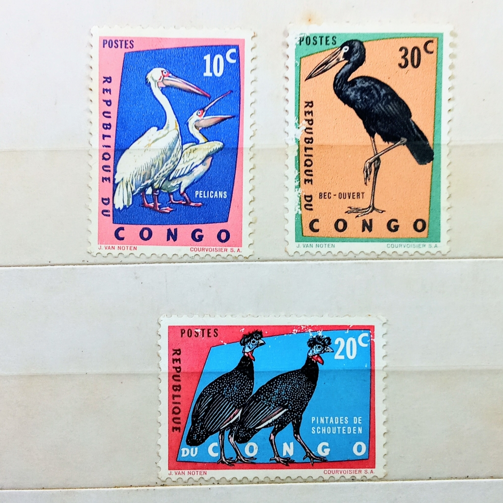 

Prangko Koleksi Filateli Kongo 1963 Birds