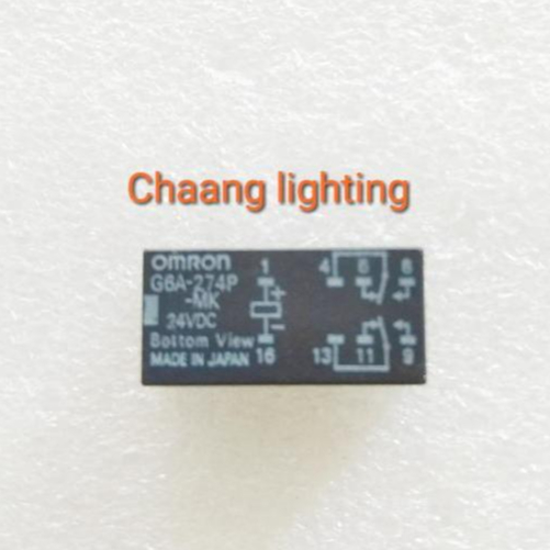 RELAY SPDT 24V DC 8p G6AK-274P-MK OMRON RELAY 24V 8P RELAY 24Volt 8Kaki