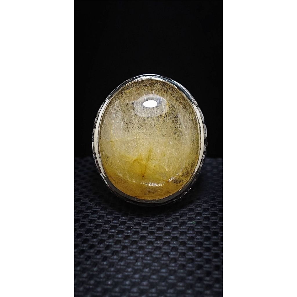 golden rutilated quartz rambut sedana cendana kecubung rambut emas