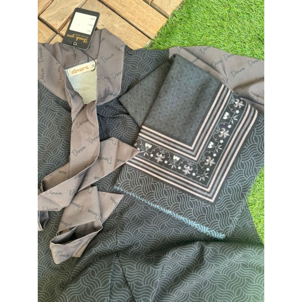 SET GAMIS HIJAB / Set Gamis bergo / SET GAMIS BERGO DIMARA