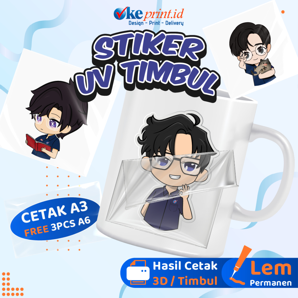 

Stiker UV DTF | Stiker UV Timbul | 1HARI SIAP KIRIM | TANPA PO | Stiker UV Timbul Murah |