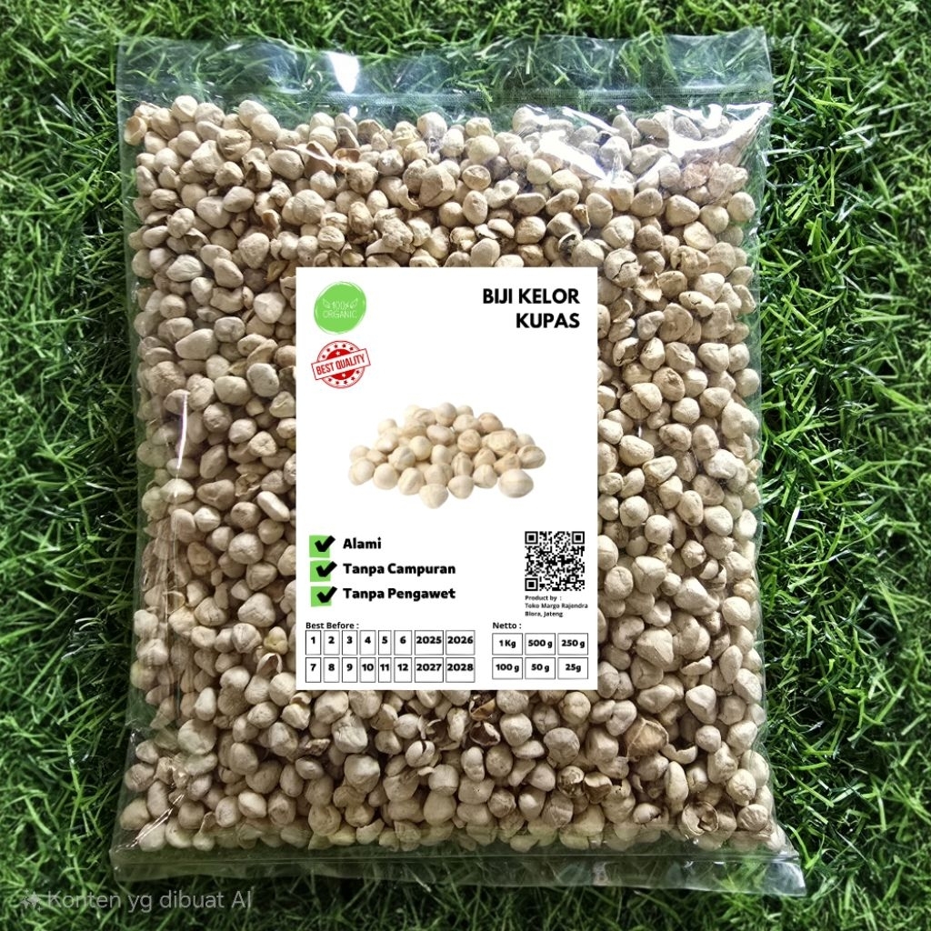 

Biji Kelor Kupas 250gr Kernel Moringa Murah
