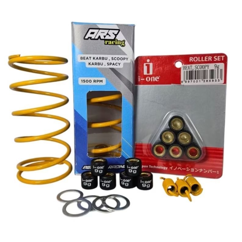 PAKET CVT FULL UPGRADE CVT BEAT KARBU SCOOPY KARBU SPACY KARBU 2008 2012 1500 RPM SENTRI DAN ROLLER 