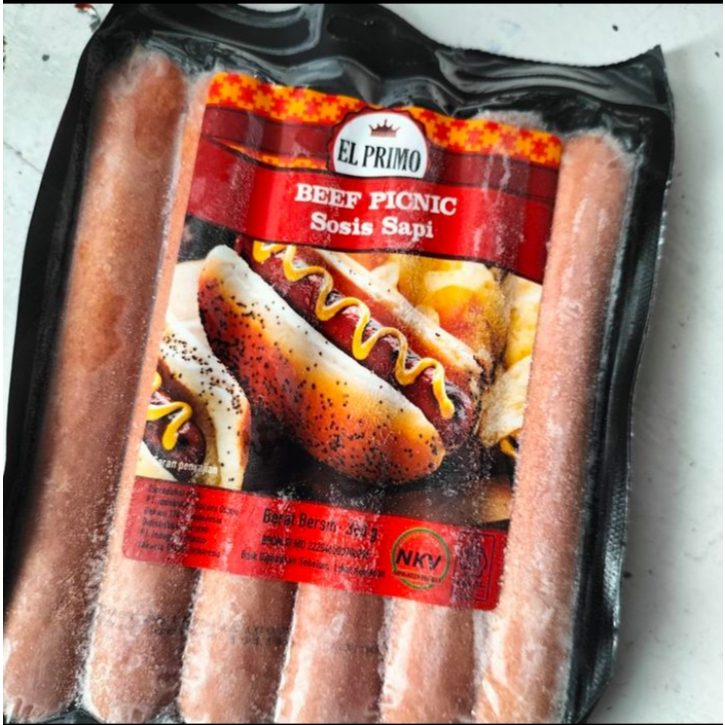 El primo sosis sapi (beef picnic)