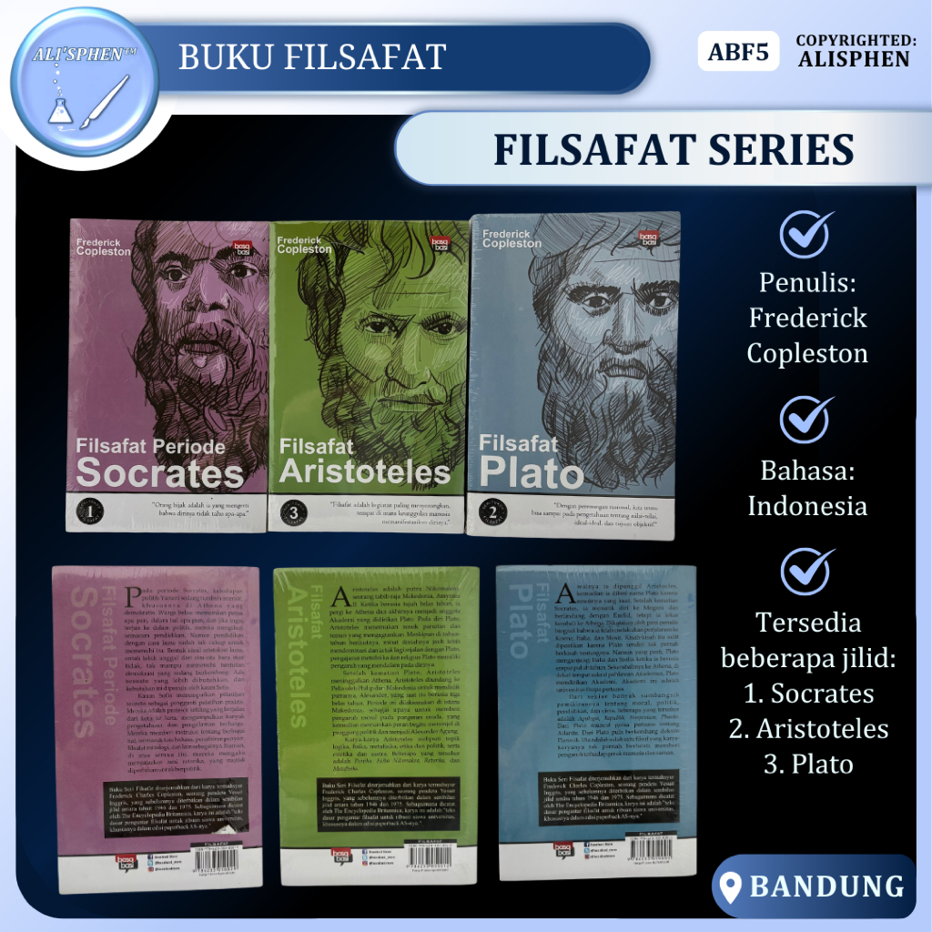 [ABF5] Buku Filsafat Series: Socrates, Plato, Aristoteles | Frederick Copleston