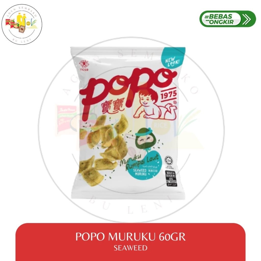 

Snack Popo Muruku Ikan, Seaweed dan Spicy 60gr