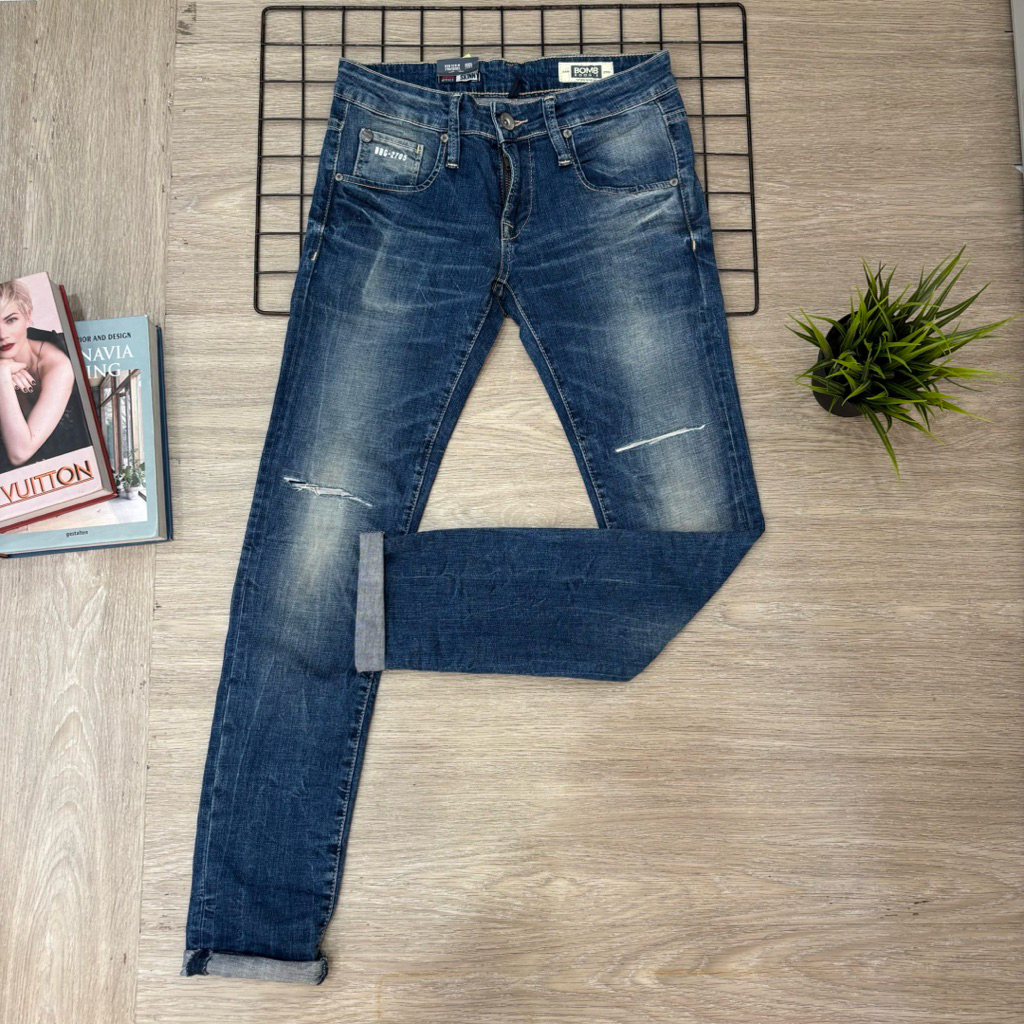 Jeans Pria Original Bombboogie Slimfit Denim Premium Nyaman Dipakai Harian 43KG6B3ML Skinny Melar pe