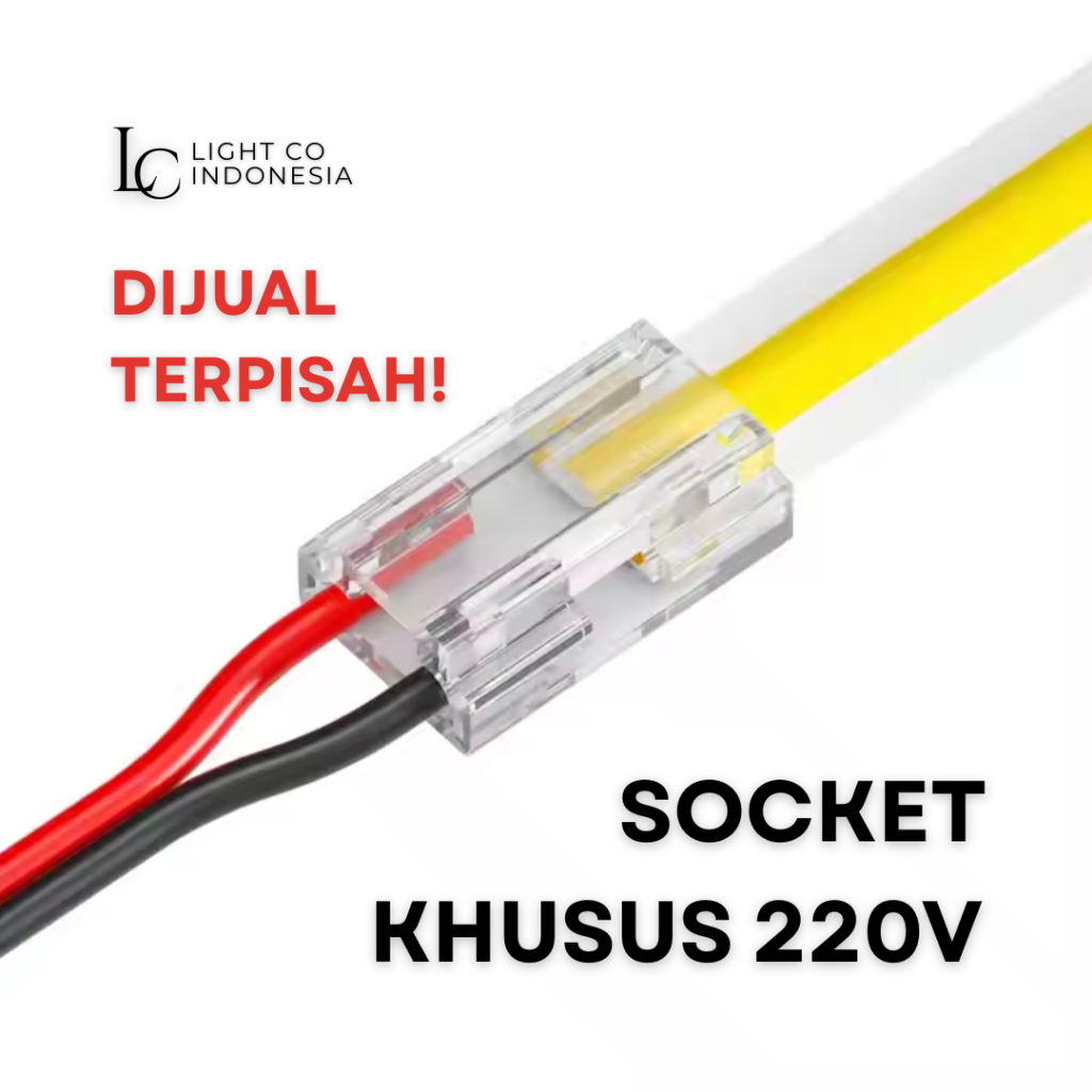 SOCKET LED COB STRIP TIPIS 220V || Socket strip 220v
