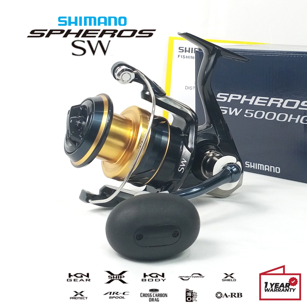 Reel SHIMANO SPHEROS SW 5000 s/d 20000 | Hagane | Laut Jigging [21] | Aneka Raya Pancing