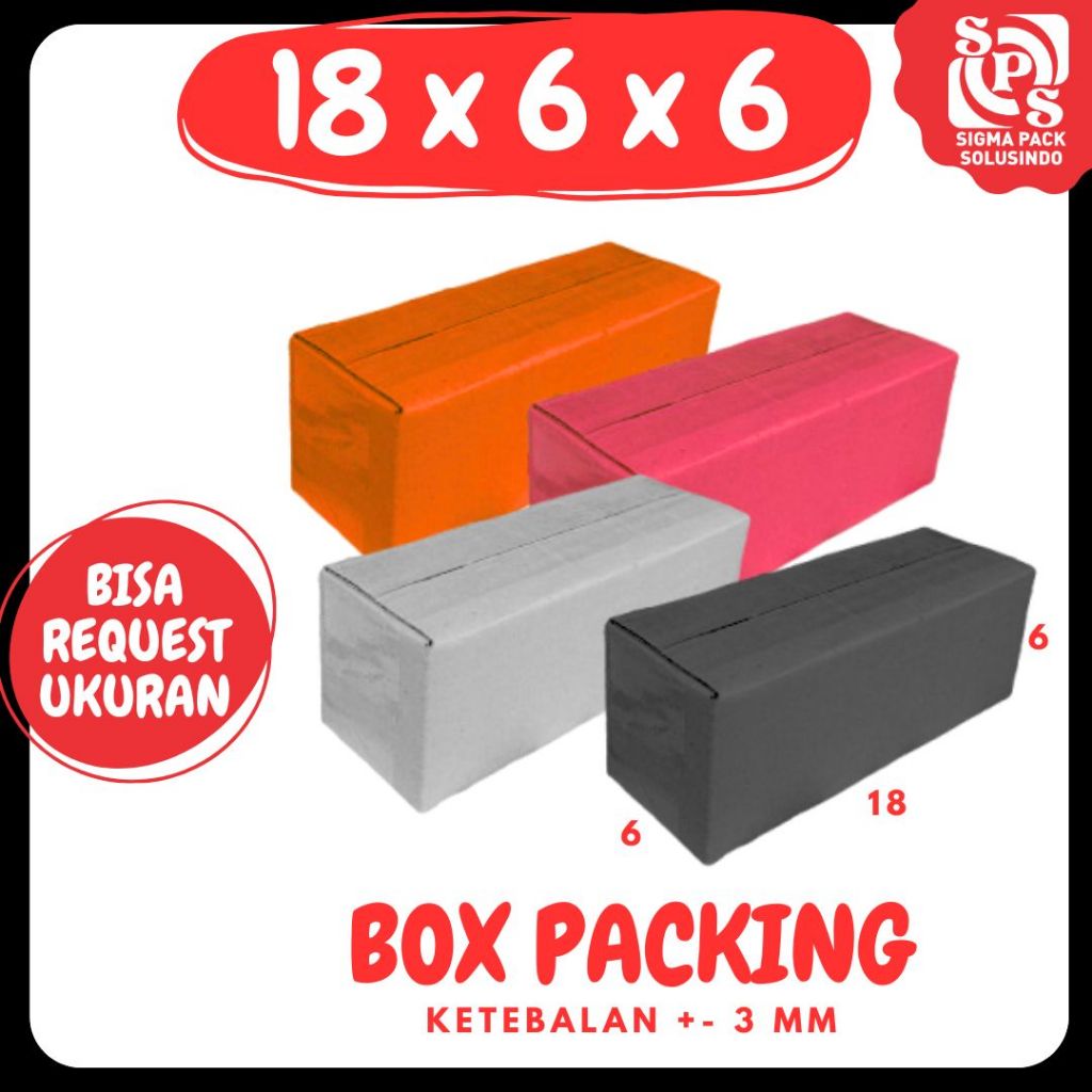 

Box 18x6x6 A1 Kardus Packing Dus Kotak Kemasan Botol Tumblr Parfum Obat Madu Barbie Warna Zigma Shop