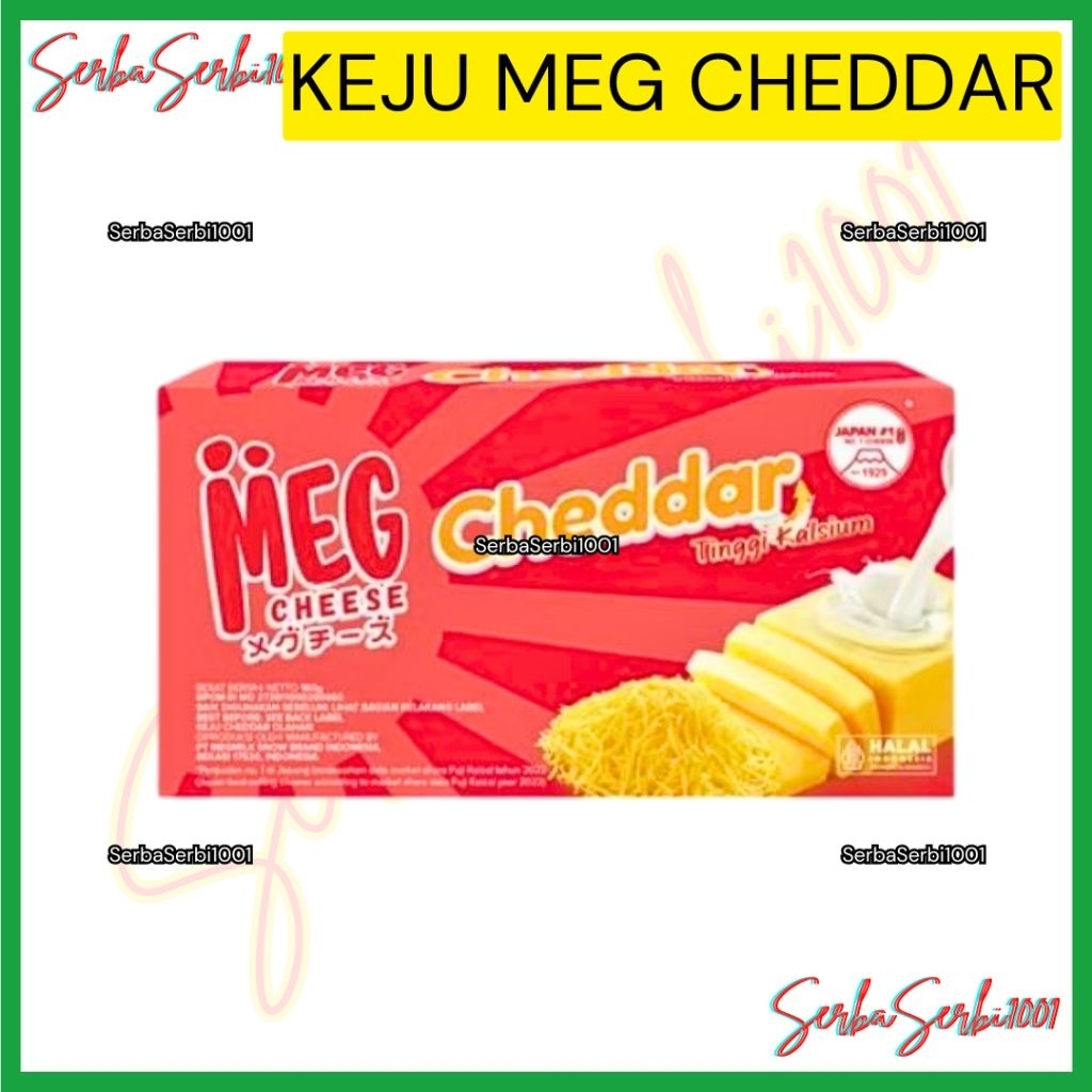 

BLOK KEJU MEG CHEDDAR 160 GR / CHEESE BLOCK