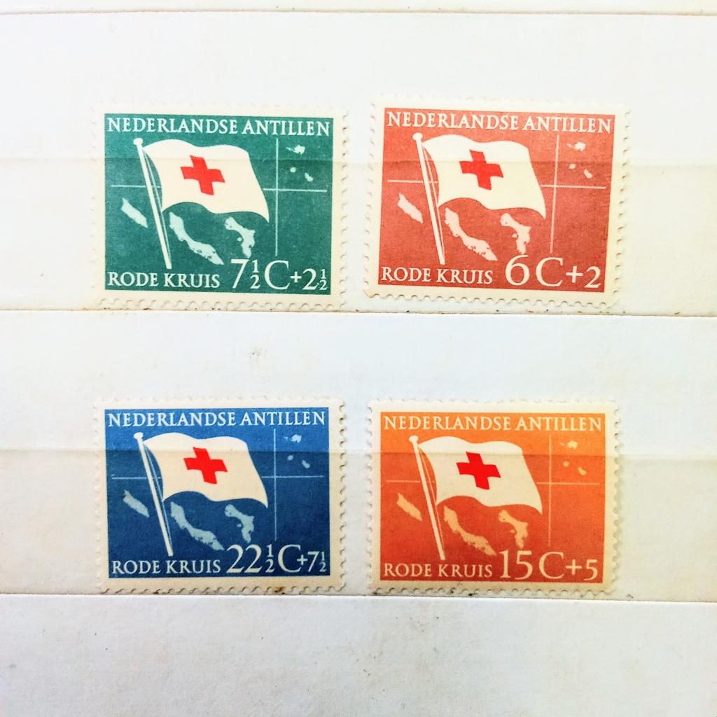 

Prangko Koleksi Filateli Antillen Belanda 1958 Red Cross