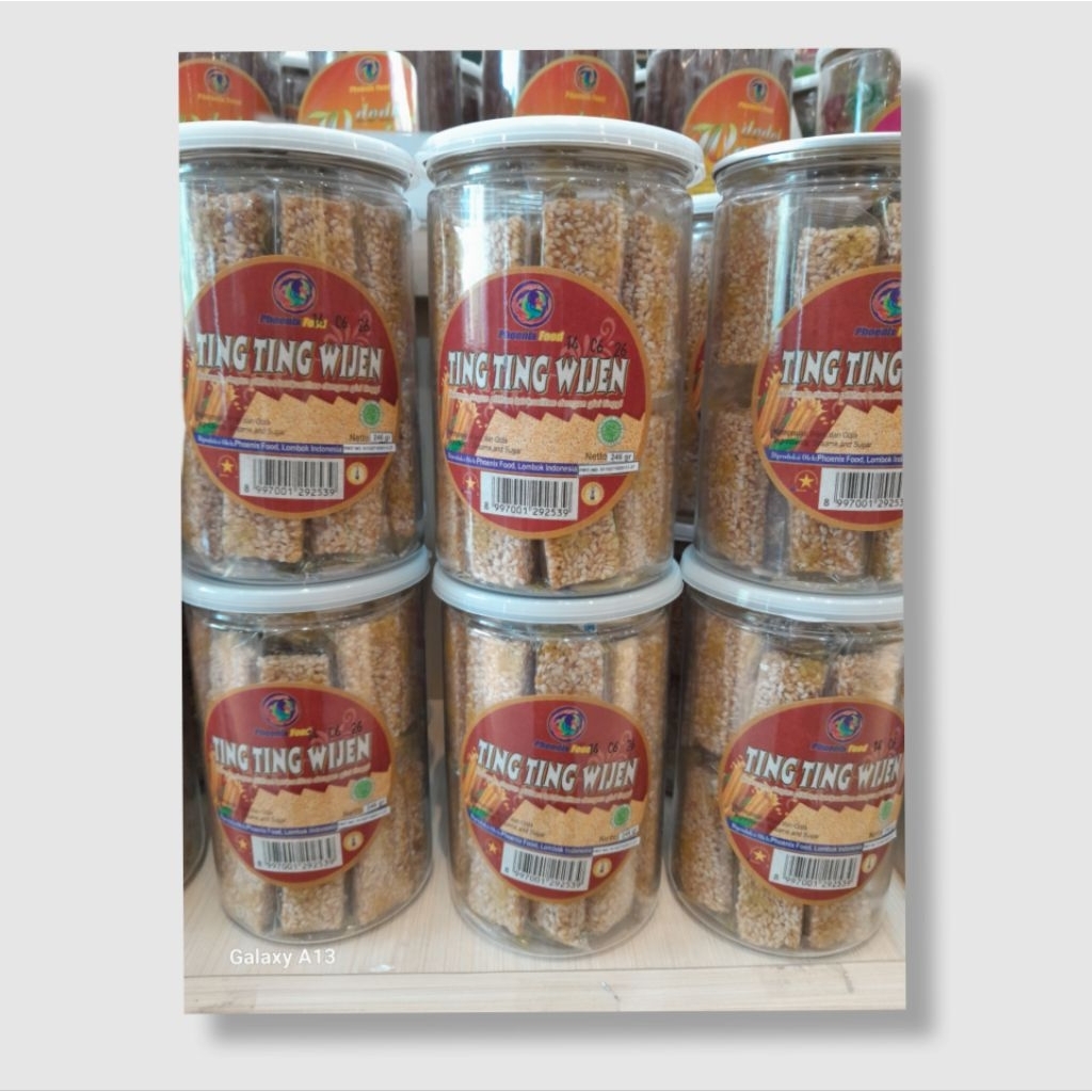 

Ting ting wijen kemasan toples 246 gr.