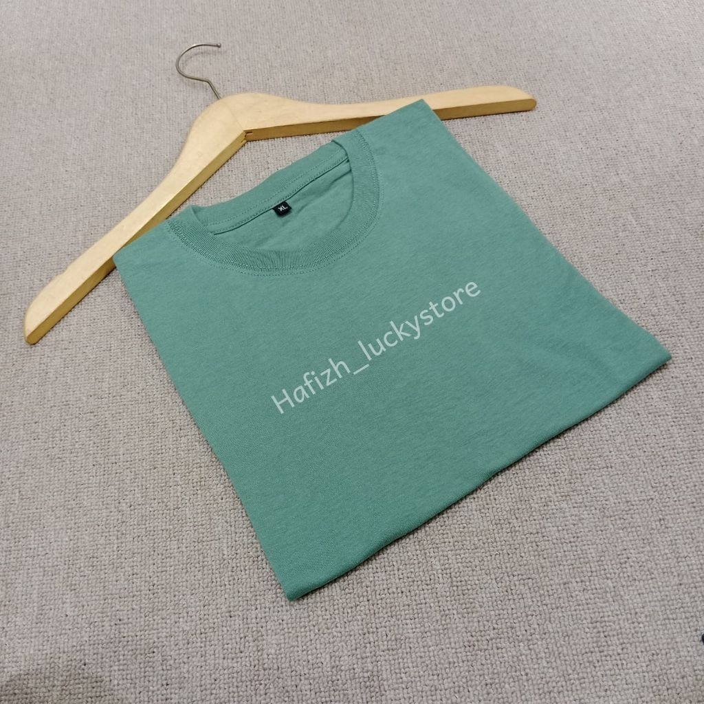 KAOS POLOS MURAH LENGAN PENDEK WARNA SAGE GREEN