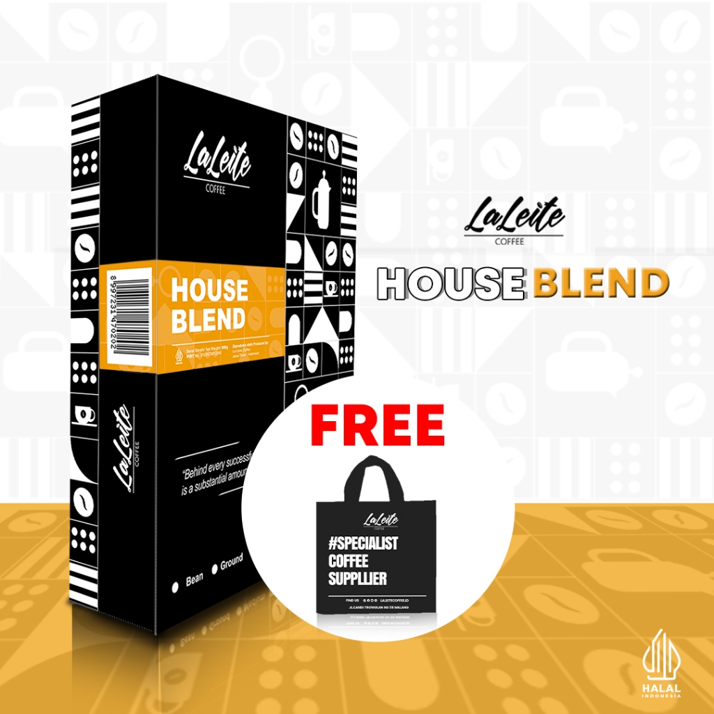 

LaLeite Coffee House Blend Bubuk Halus 900gr