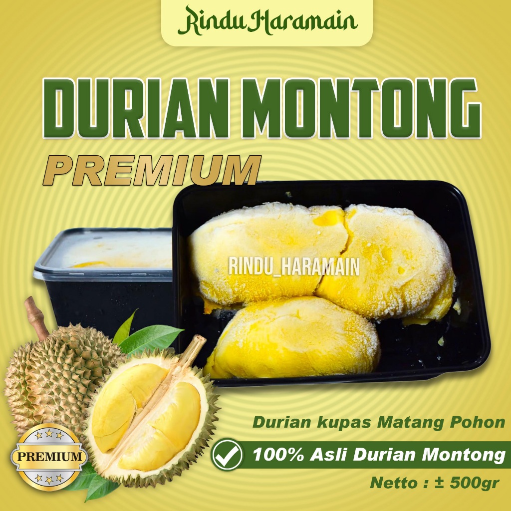 

Durian Montong Palu Asli Jumbo Daging Tebal Fresh | Garansi Manis 100%
