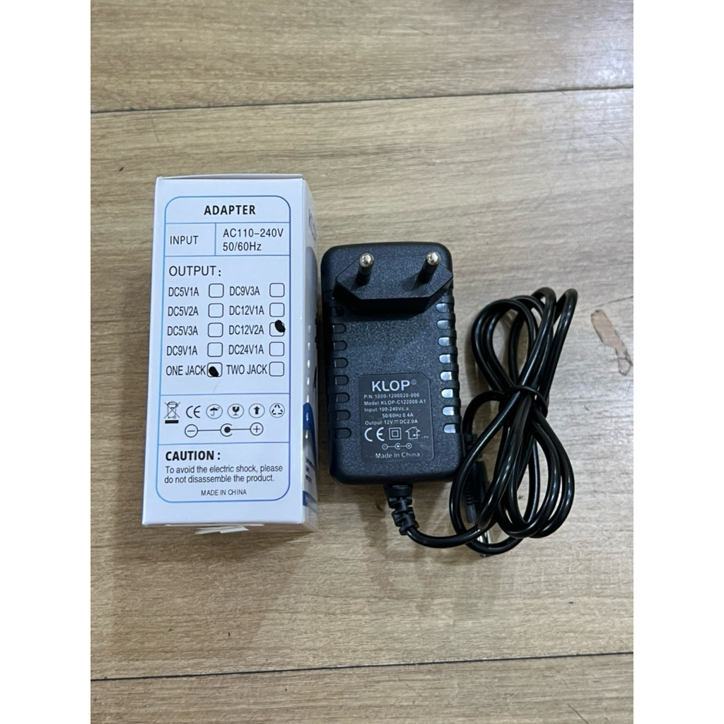 Adaptor 12V 2A Klop Jak 1