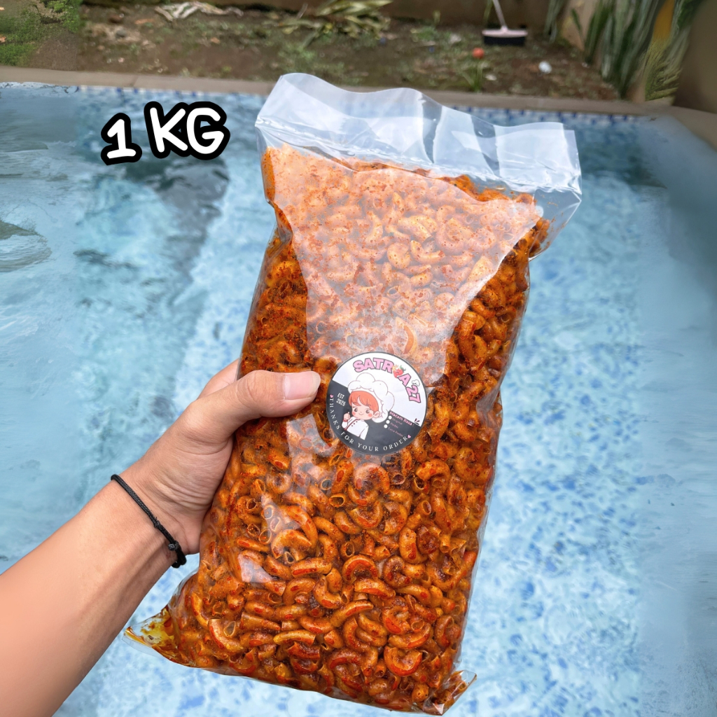 

Makaroni Cikruh 1kg Daun Jeruk Renyah Pedas