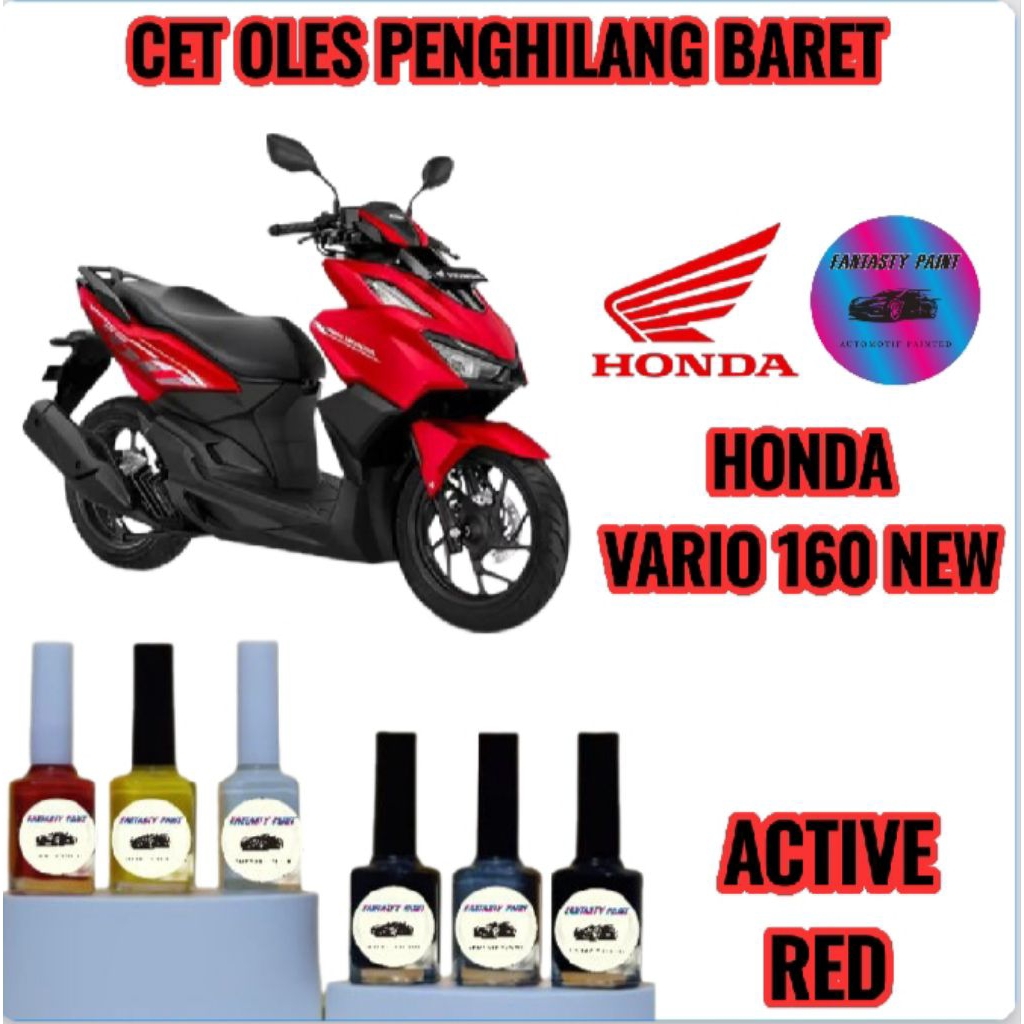 CAT OLES PENGHILANG BARET MOTOR HONDA VARIO 160 NEW ACTIVE RED/MERAH DOFF- TERMURAH BISA COD