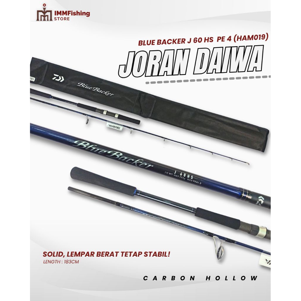 JORAN DAIWA BLUE BACKER | Tongkat Pancing | Fishing Rod