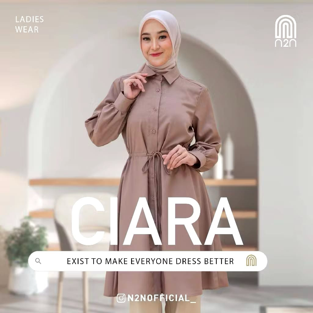 N2N-TUNIK CIARA-FASHION WANITA-TUNIK POLOS