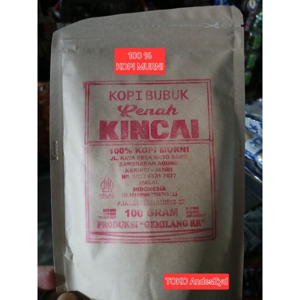 

KOPI BUBUK RENAH KINCAI 100g