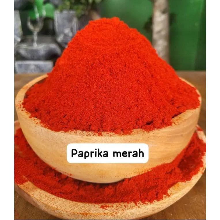 

PAPRIKA BUBUK 1Kg PAPRIKA MERAH / BUBUK KUALITAS PREMIUM MERAH BUKAN COKLAT