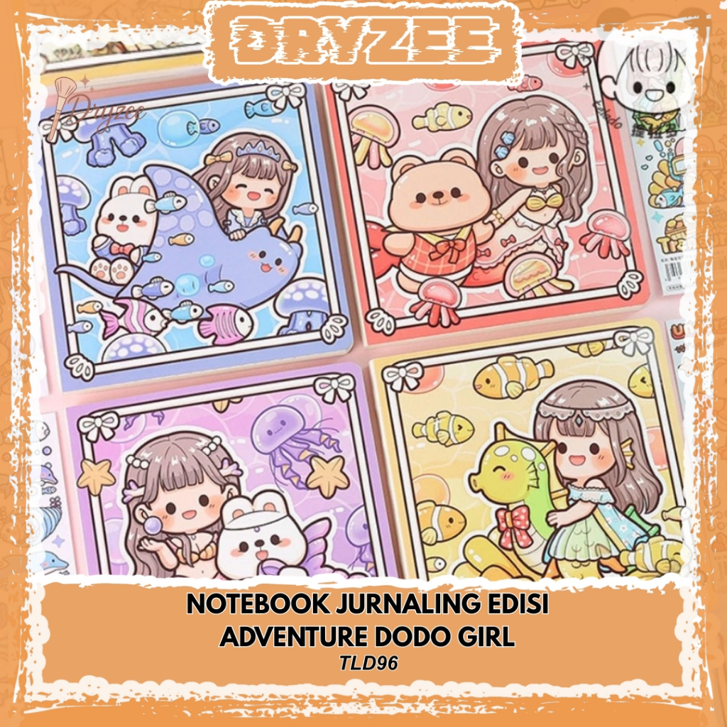

Buku Catatan Diary Jurnaling Edisi Adventure Dodo Girl Free Stiker Notebook Buku Jurnal ATK TLD96