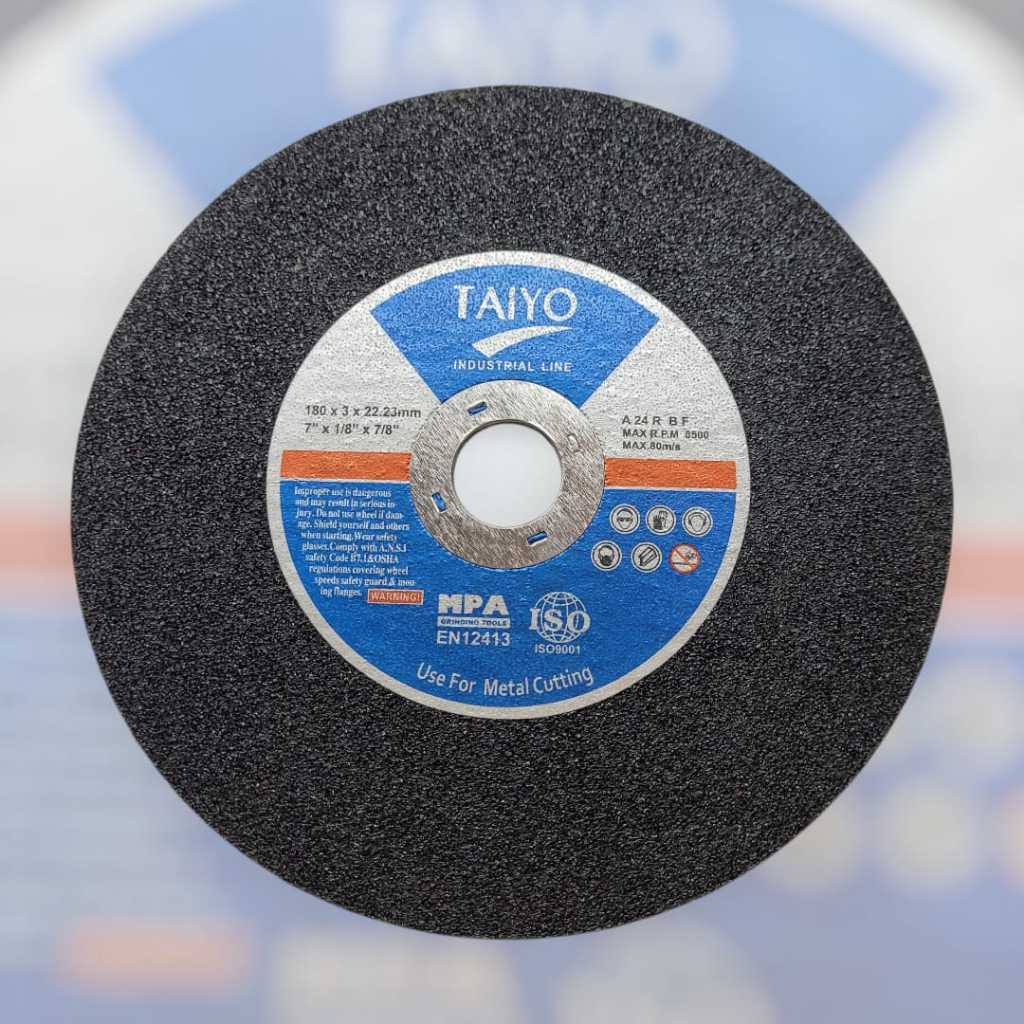 batu gerinda potong 7'' taiyo / mata gerinda taiyo 7inch / batu gurinda potong taiyo