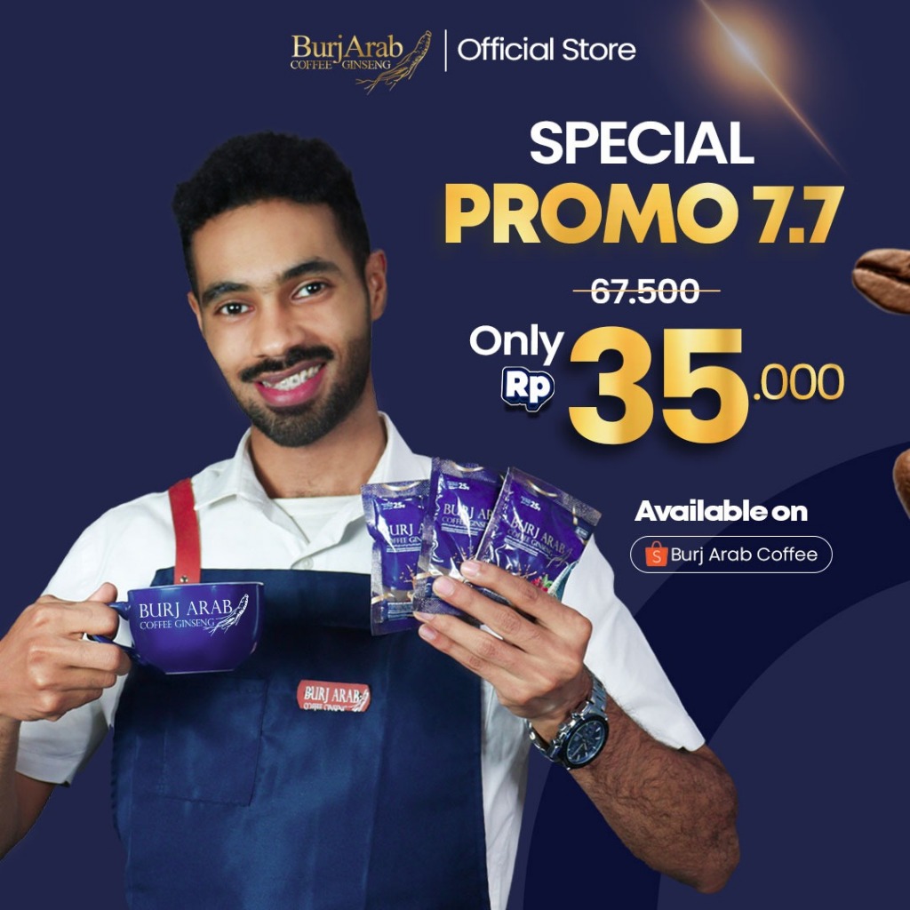 

KOPI BURJ ARAB GINSENG KOPI KESEHATAN 3 SC