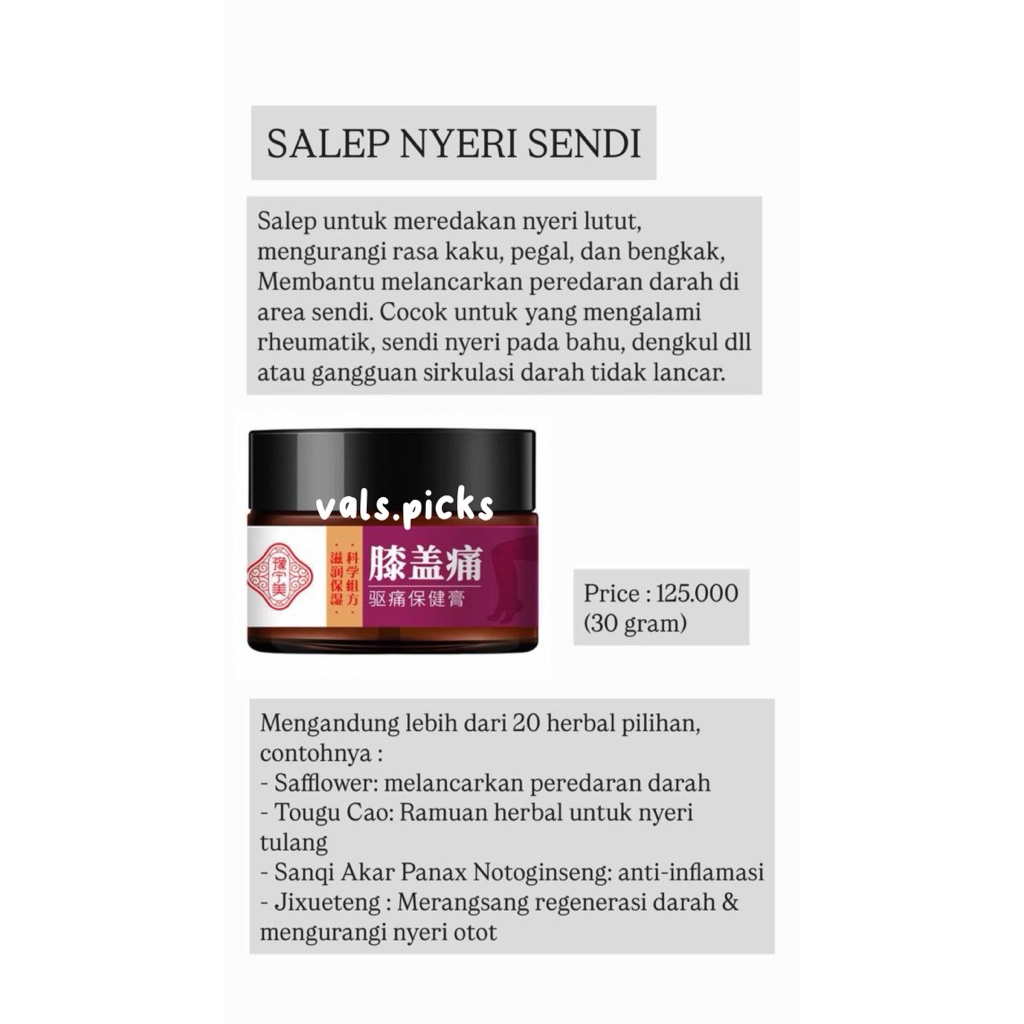 Salep Nyeri Sendi PENANG