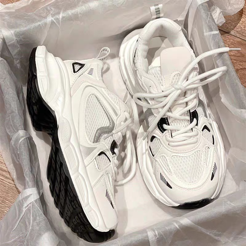 OFFICIAL ASNK SEPATU SNEAKERS PENAMBAH TINGGI BADAN YANG LEMBUT WANITA KOREA SPORT SHOES //H-505