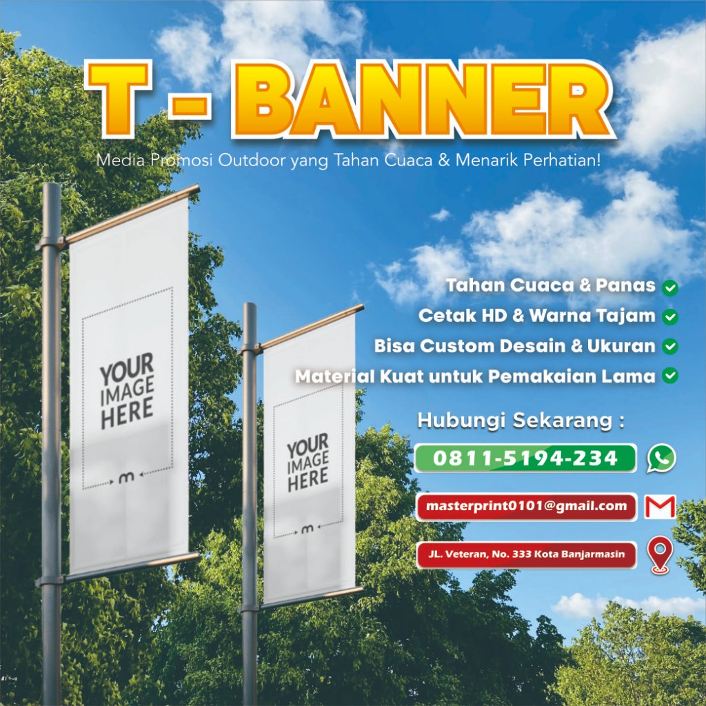 Cetak T Banner