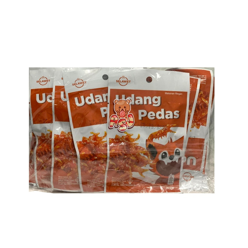 

SELAWET UDANG PEDAS ISI 10