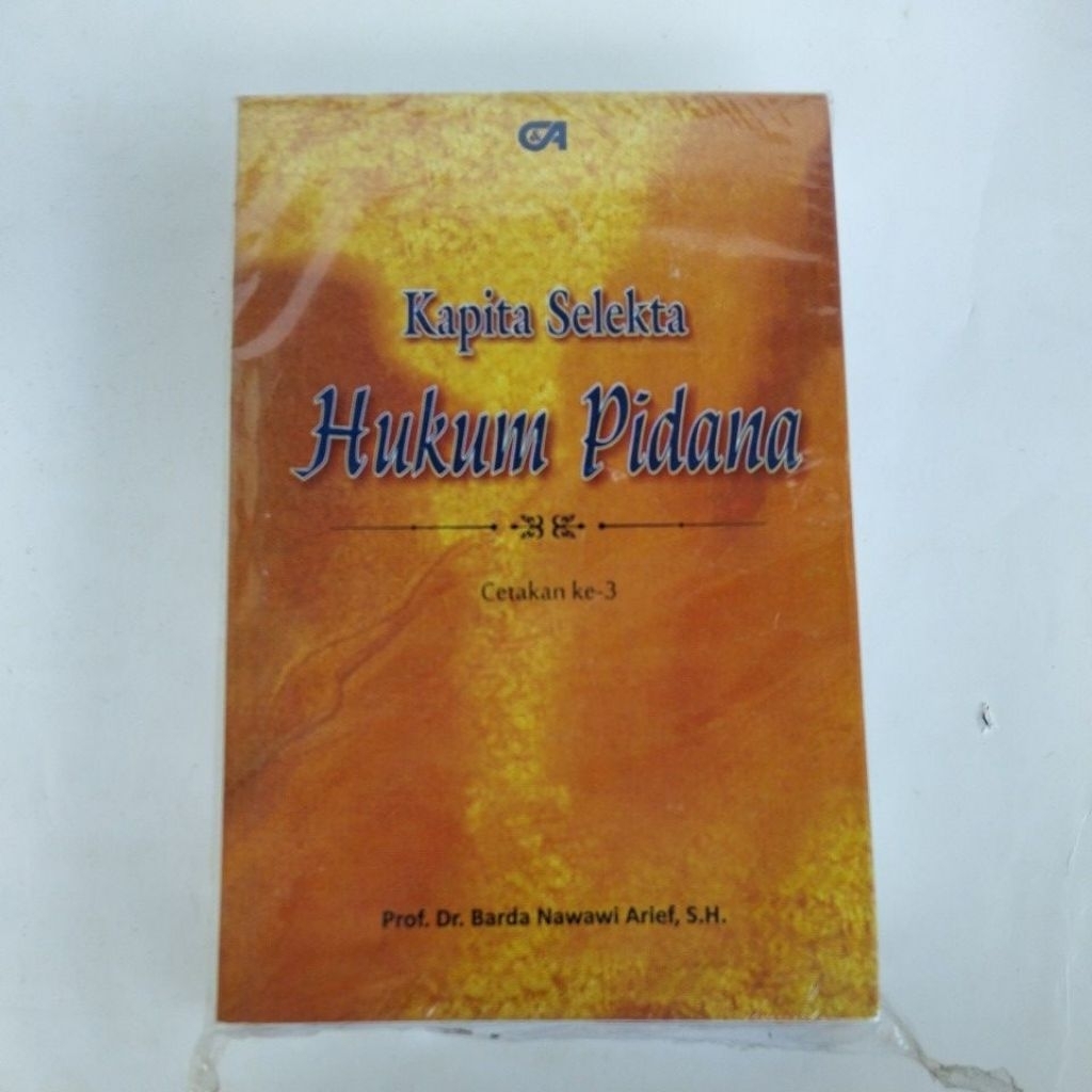 Kapita Selekta Hukum Pidana