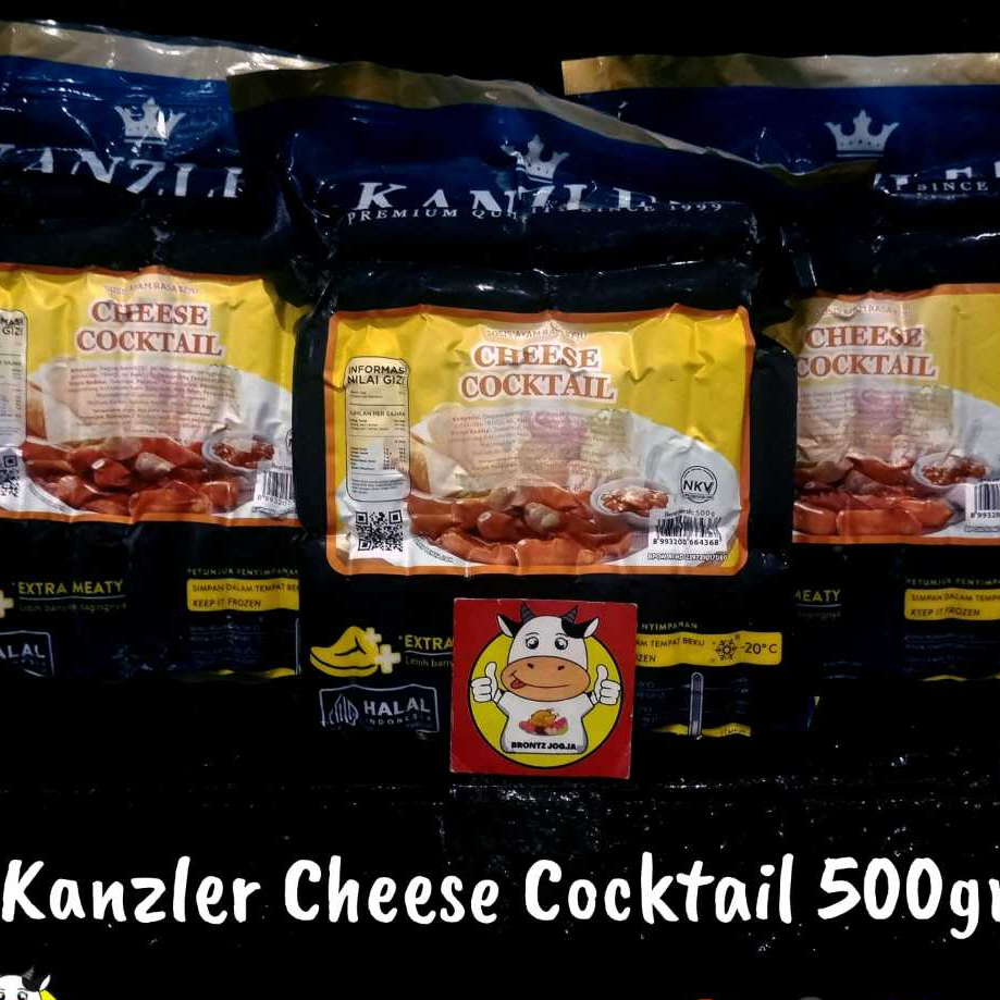

KANZLER SOSIS CHEESE COCKTAIL 500GR - BRONTZ JOGJA