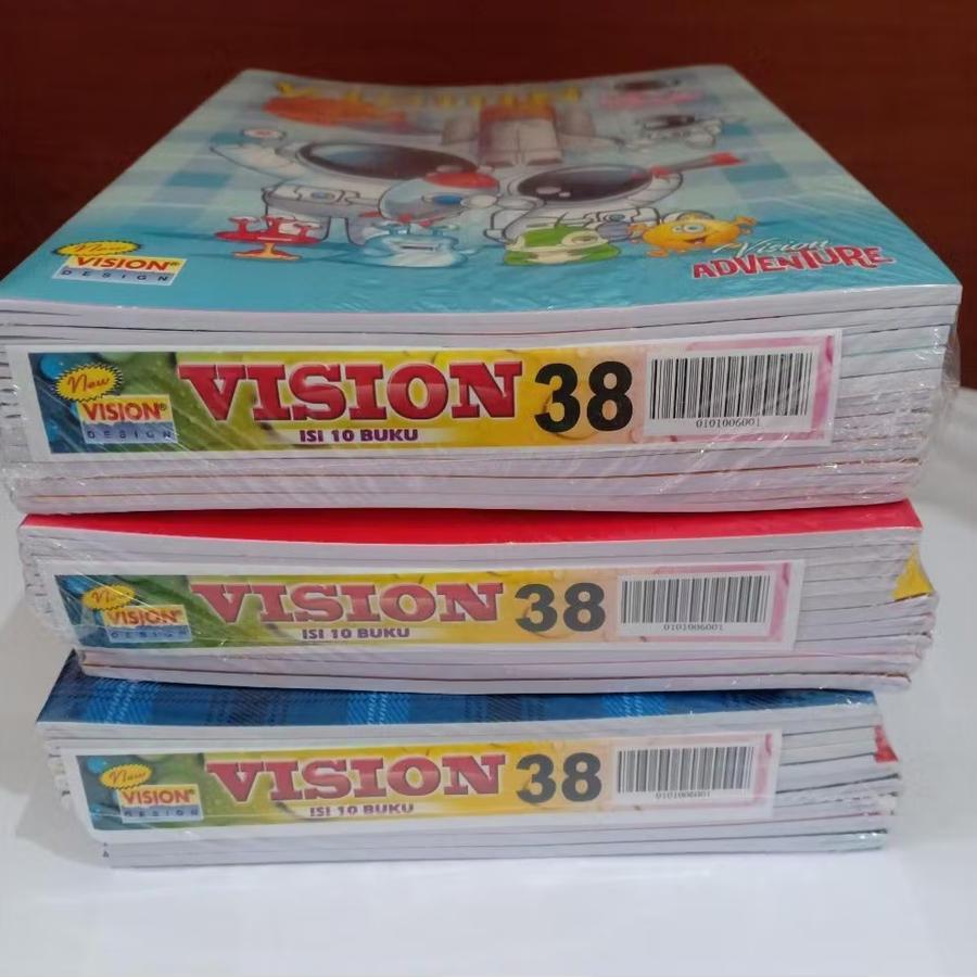 

BUKU TULIS VISION ISI 38 LEMBAR (1 PACK ISI 10 BUKU)
