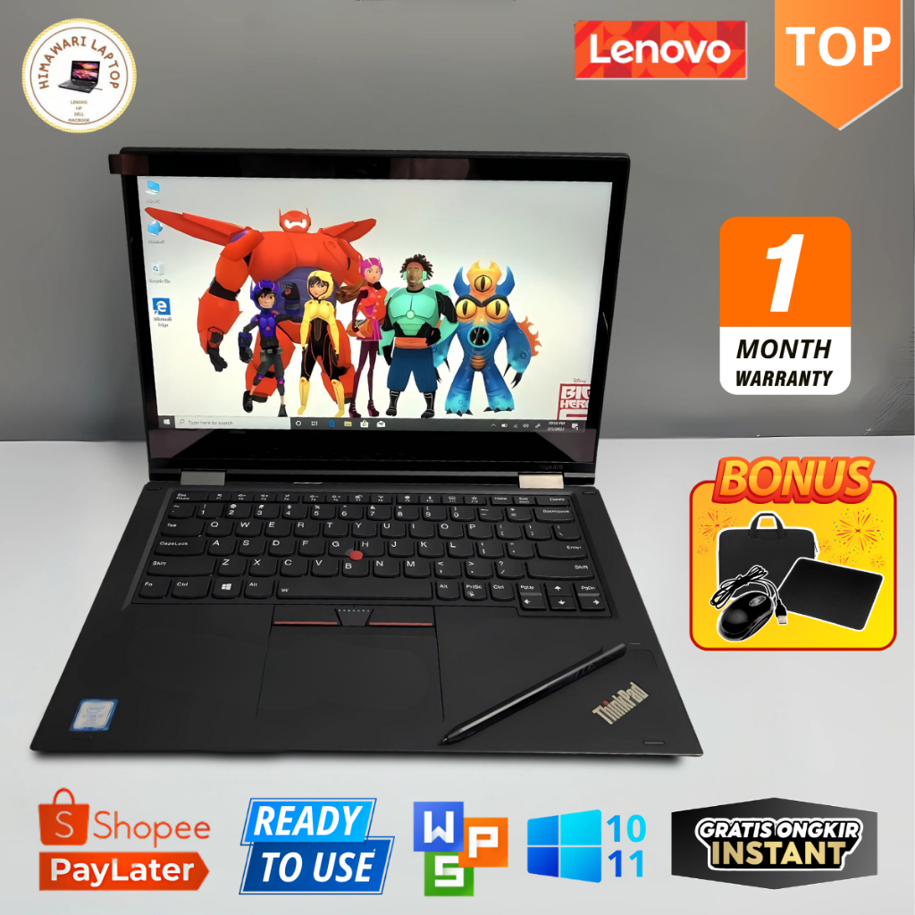Laptop Lenovo Yoga 370 Touchscreen i5/i7 Gen 7- Layar 13,3 Inch- MURAH