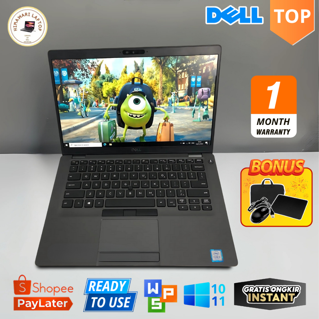 LAPTOP DELL LATITUDE 5290 /5290 2in1 5289 2in1 CORE i5/i7- SECOND MURAH BERGARANSI