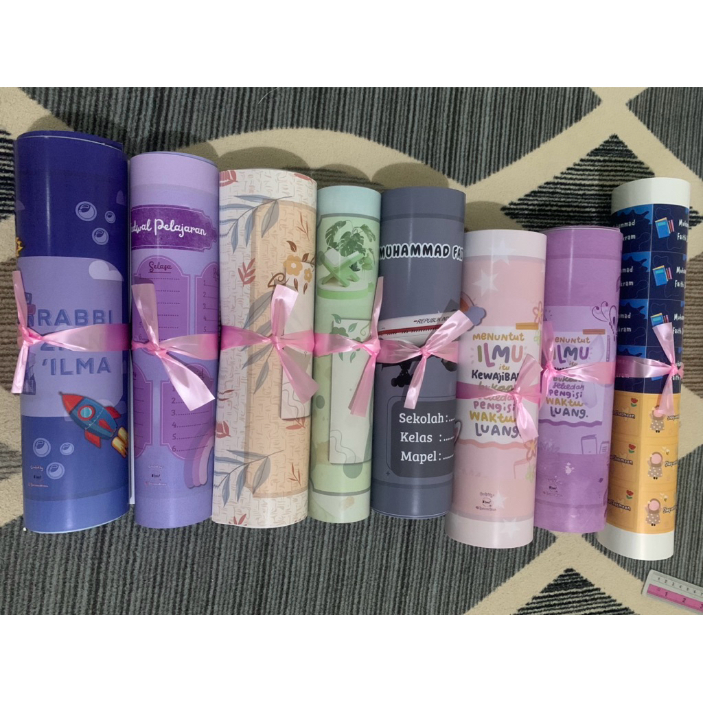 

SAMPUL BUKU CUSTOM NAMA 25x36cm DESAIN BOY